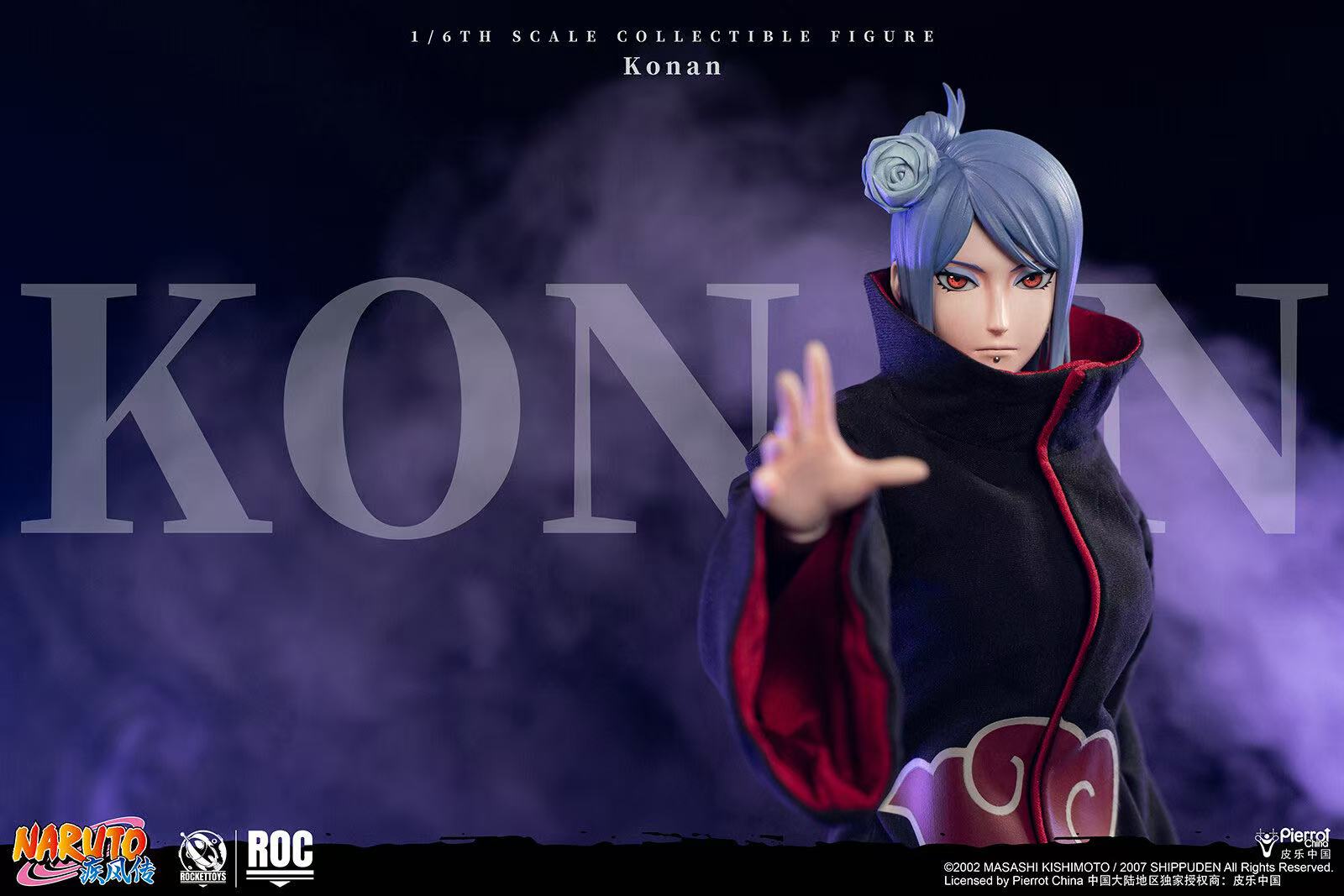 ROCKETTOYS Studio - Naruto Shippuden Konan 1/6 Scale Action Figure (Licensed) - Image 8
