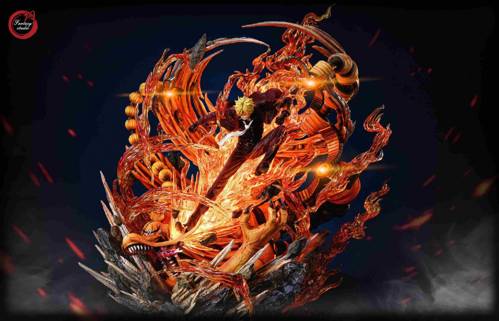 Fantasy Studio - One Piece Series Large Statue The Second Bomb Sanji VS Queen - Image 6