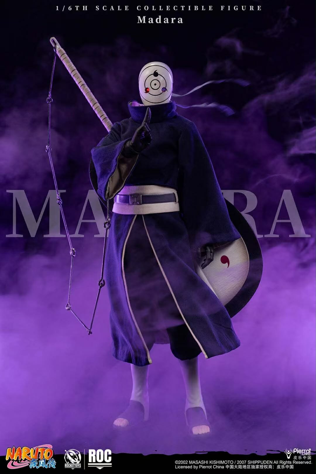 ROCKETTOYS Studio - Naruto Shippuden Obito Madara V.2 1/6 Action Figure (Licensed) - Image 6