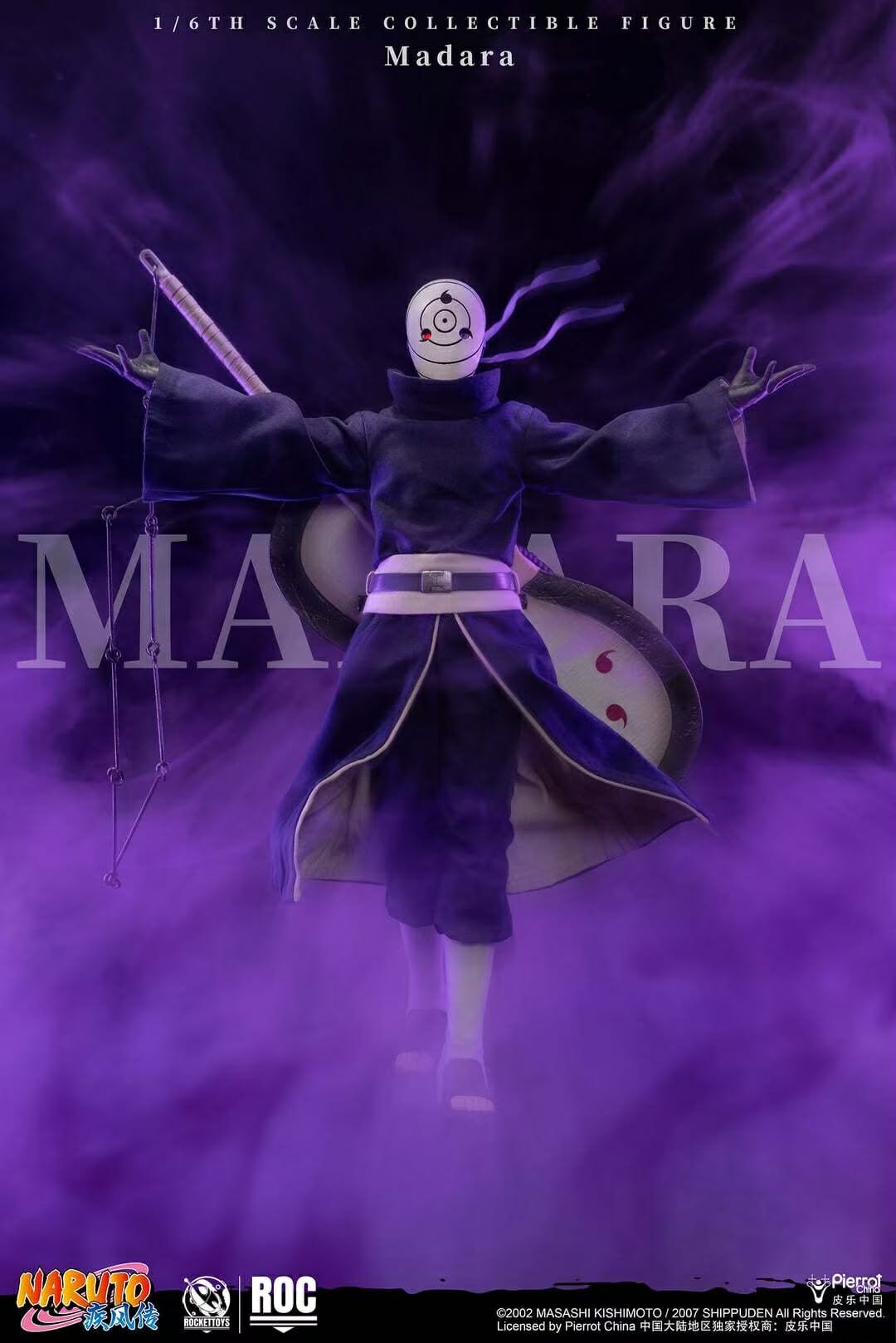 ROCKETTOYS Studio - Naruto Shippuden Obito Madara V.2 1/6 Action Figure (Licensed) - Image 15