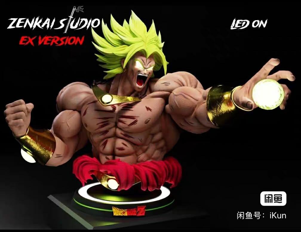 Zenkai Studio- Broly Bust Resin Statue