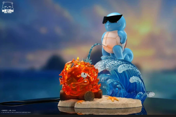 MMLAND Studio - Squirtle X Calcifer Pokémon X Howl's Moving Castle - Image 4