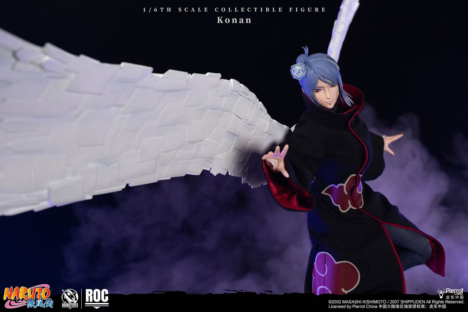ROCKETTOYS Studio - Naruto Shippuden Konan 1/6 Scale Action Figure (Licensed) - Image 6
