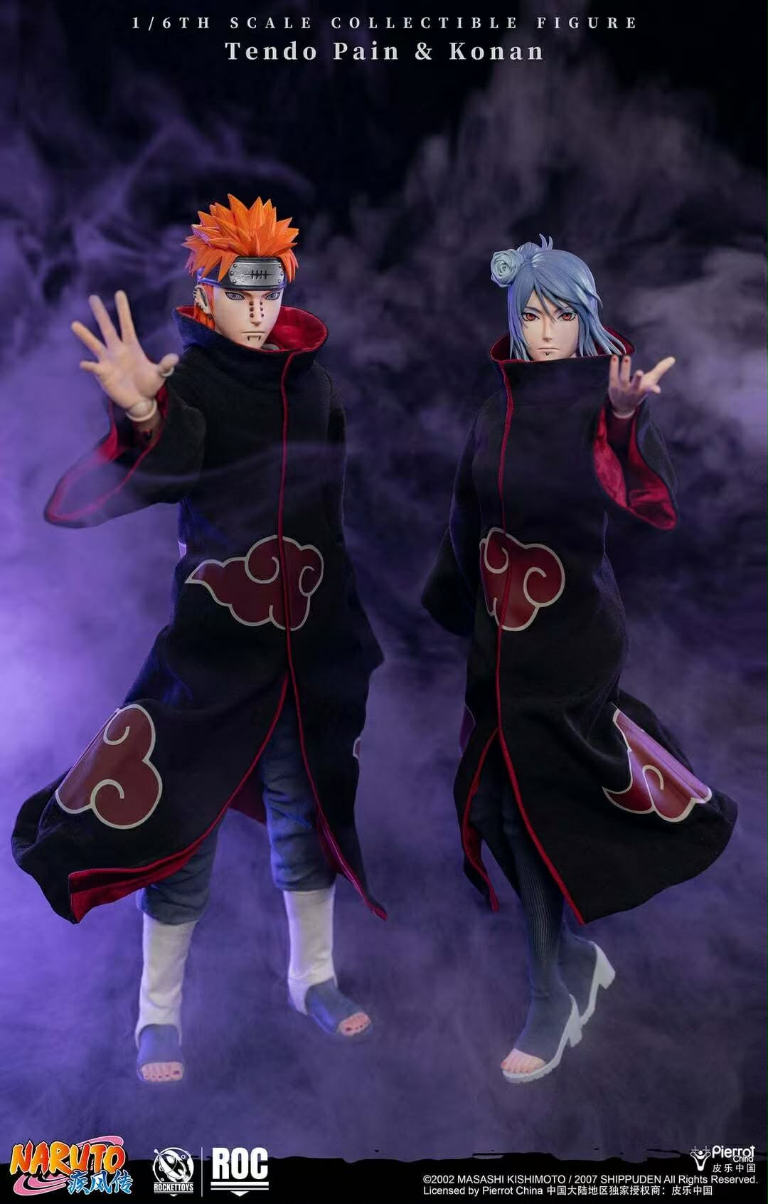 ROCKETTOYS Studio - Naruto Shippuden Konan 1/6 Scale Action Figure (Licensed) - Image 3