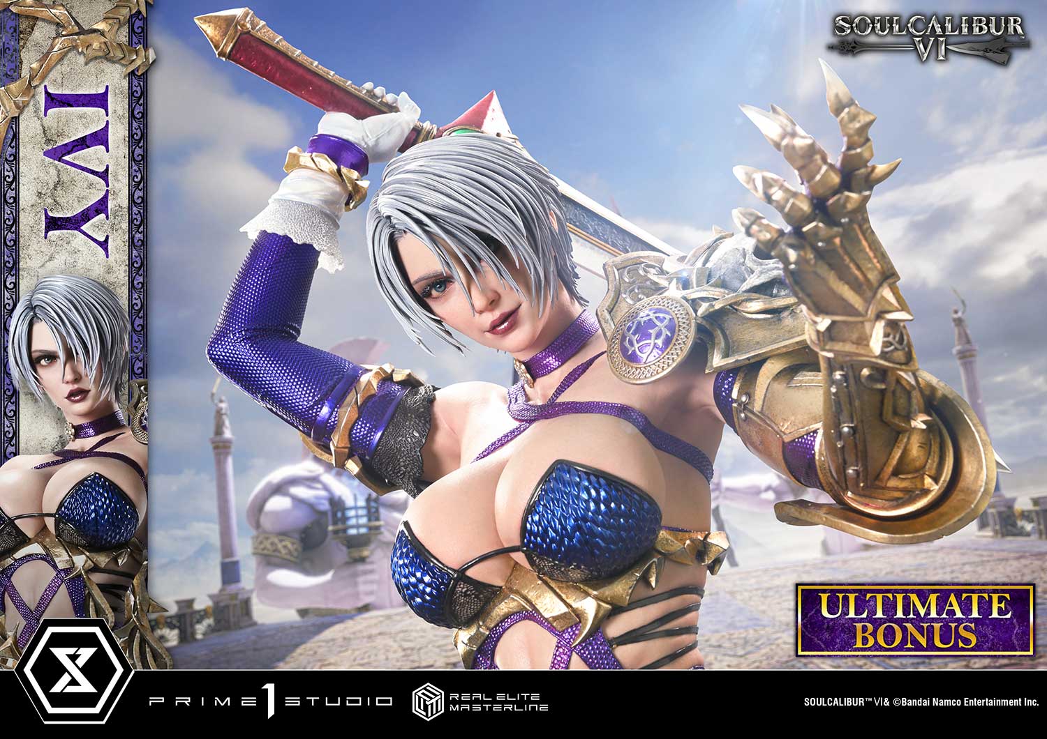 Prime 1 Studio - Real Elite Masterline SOULCALIBUR VI IVY 1/4 Statue REMSC6-01 REMSC6-01UT REMSC6-01UTS (Licensed) - Image 4