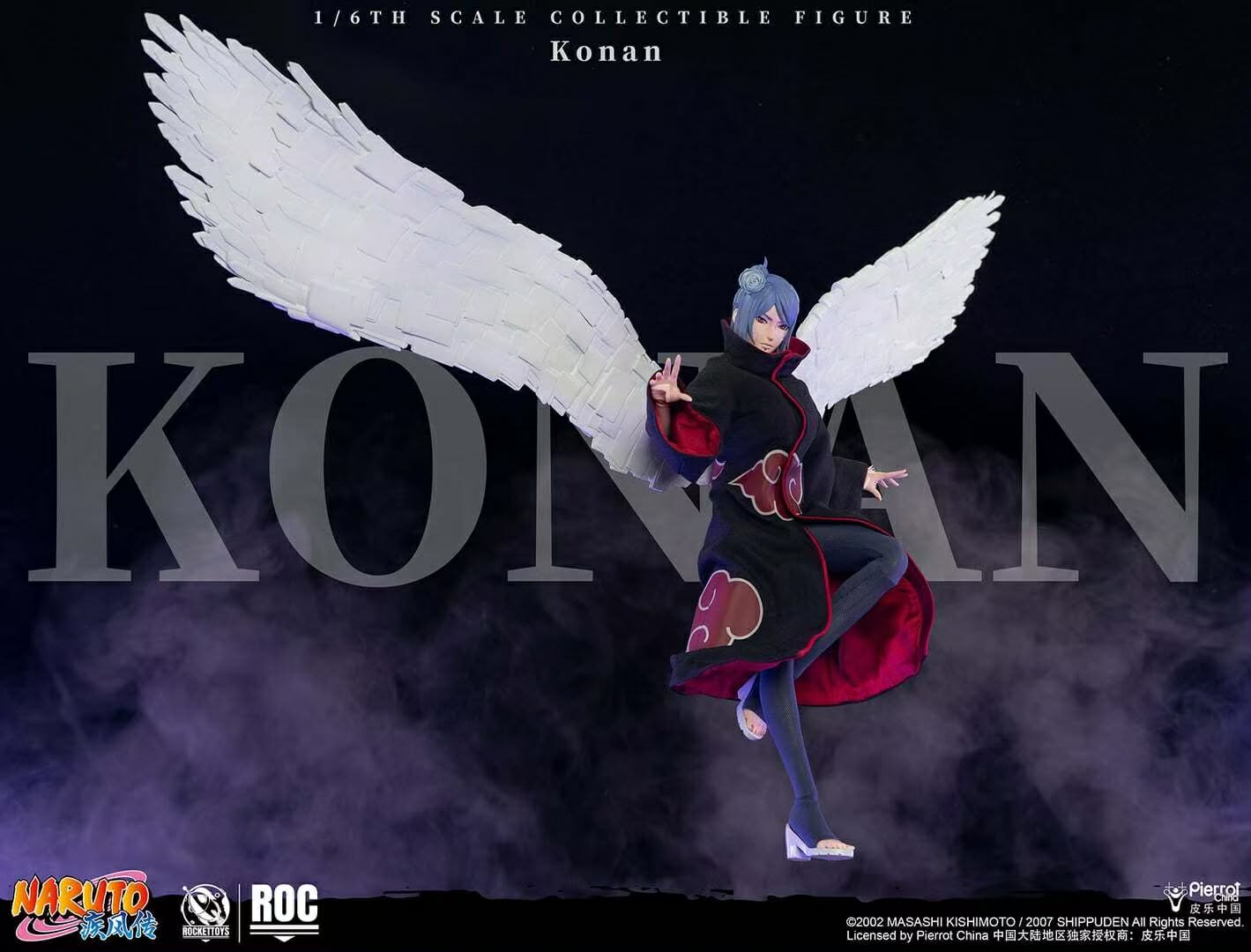 ROCKETTOYS Studio - Naruto Shippuden Konan 1/6 Scale Action Figure (Licensed) - Image 18