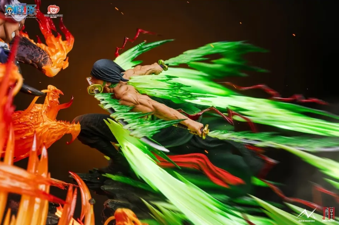 ANIKINGDOM X JIMEI PALACE Studio - One Piece Roronoa Zoro VS King Statue (Licensed) - Image 5