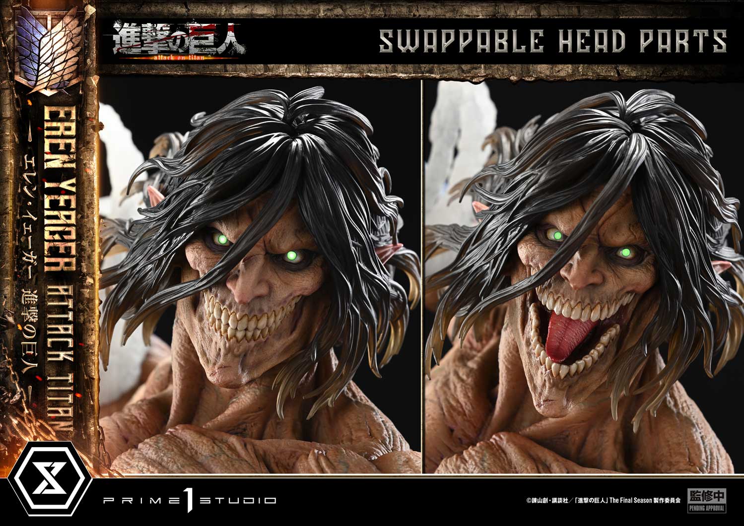 Prime 1 Studio - Ultimate Diorama Masterline TV animation Attack on Titan Eren Yeager Attack Titan UDMAOT-02 UDMAOT-02S (Licensed) - Image 5