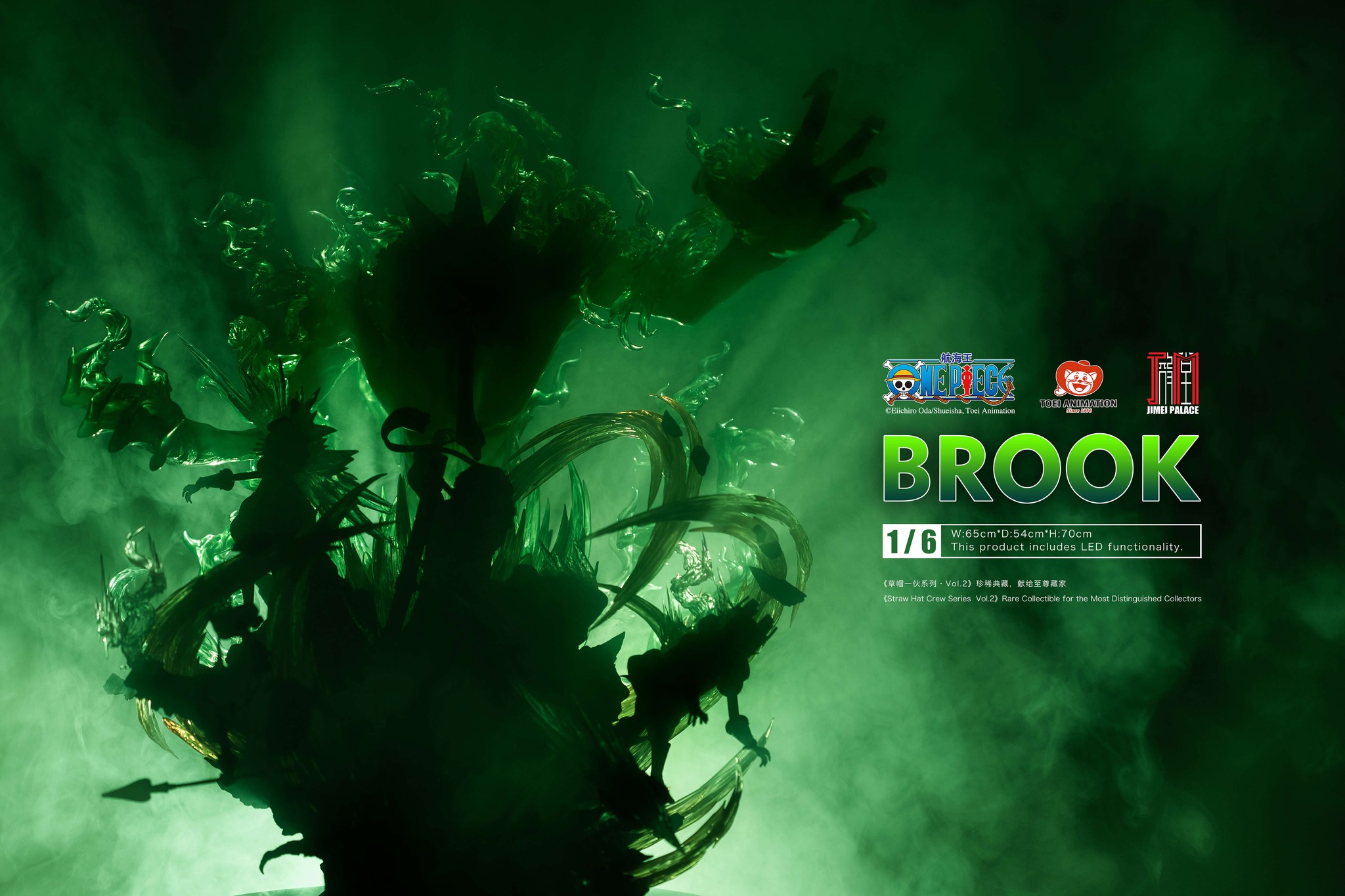 JIMEI PALACE Studio - ONE PIECE Straw Hat Crew Series Vol. 2 Brook Statue (Licensed) - Image 3