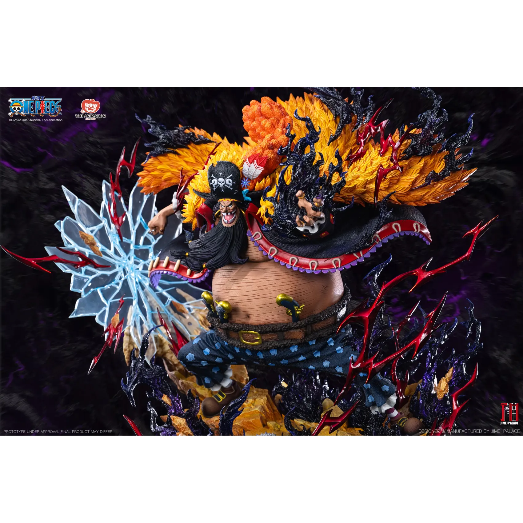 JIMEI PALACE Studio - One Piece Blackbeard 1/6 Scale Statue (Licensed) - Image 6