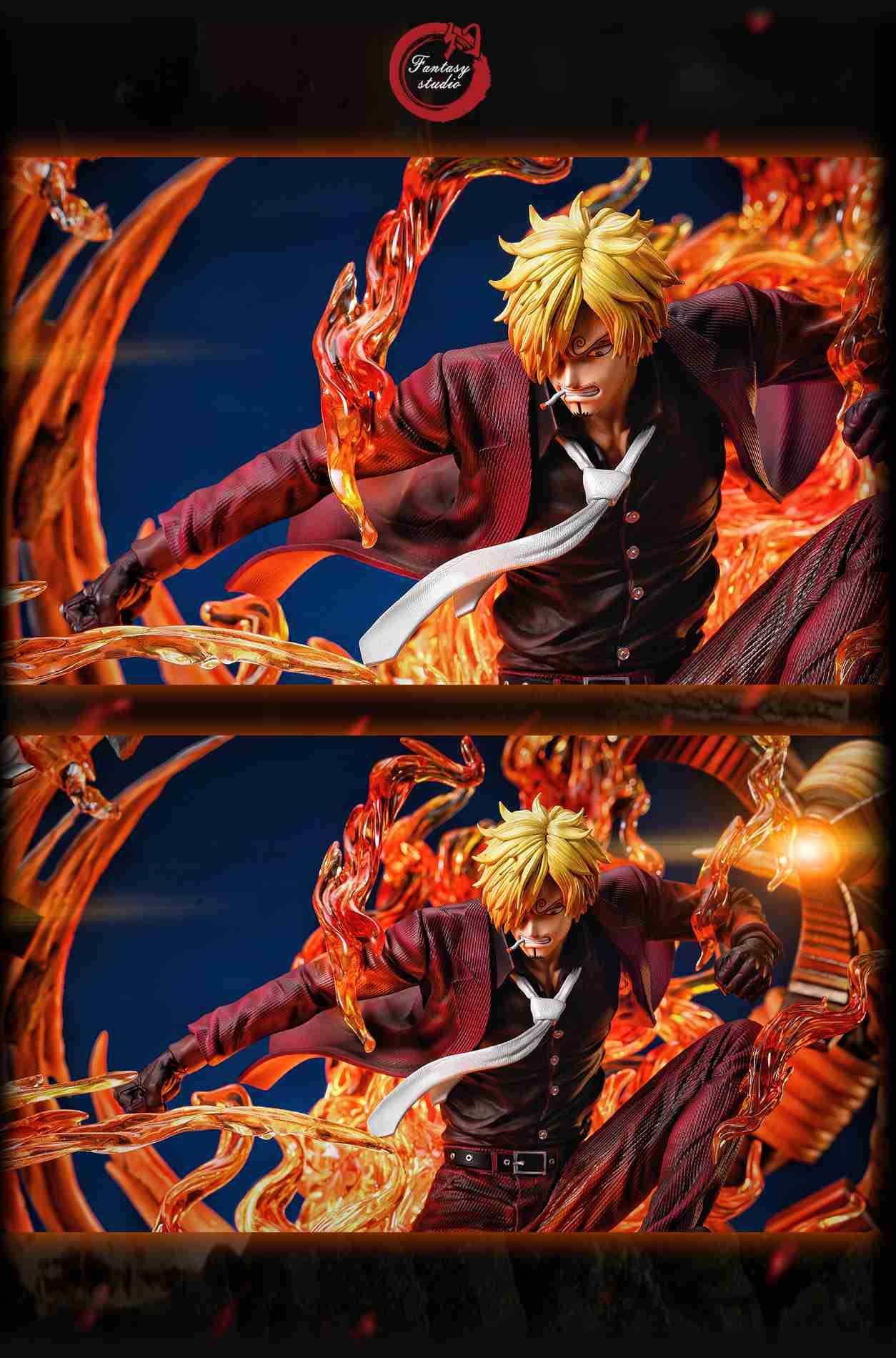 Fantasy Studio - One Piece Series Large Statue The Second Bomb Sanji VS Queen - Image 7