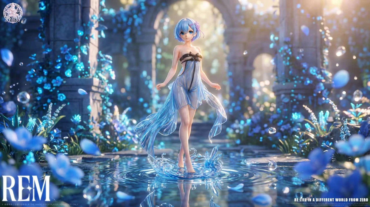Miao Yin Fang Studio - Blue tulle Rem Re:ZERO - Starting Life