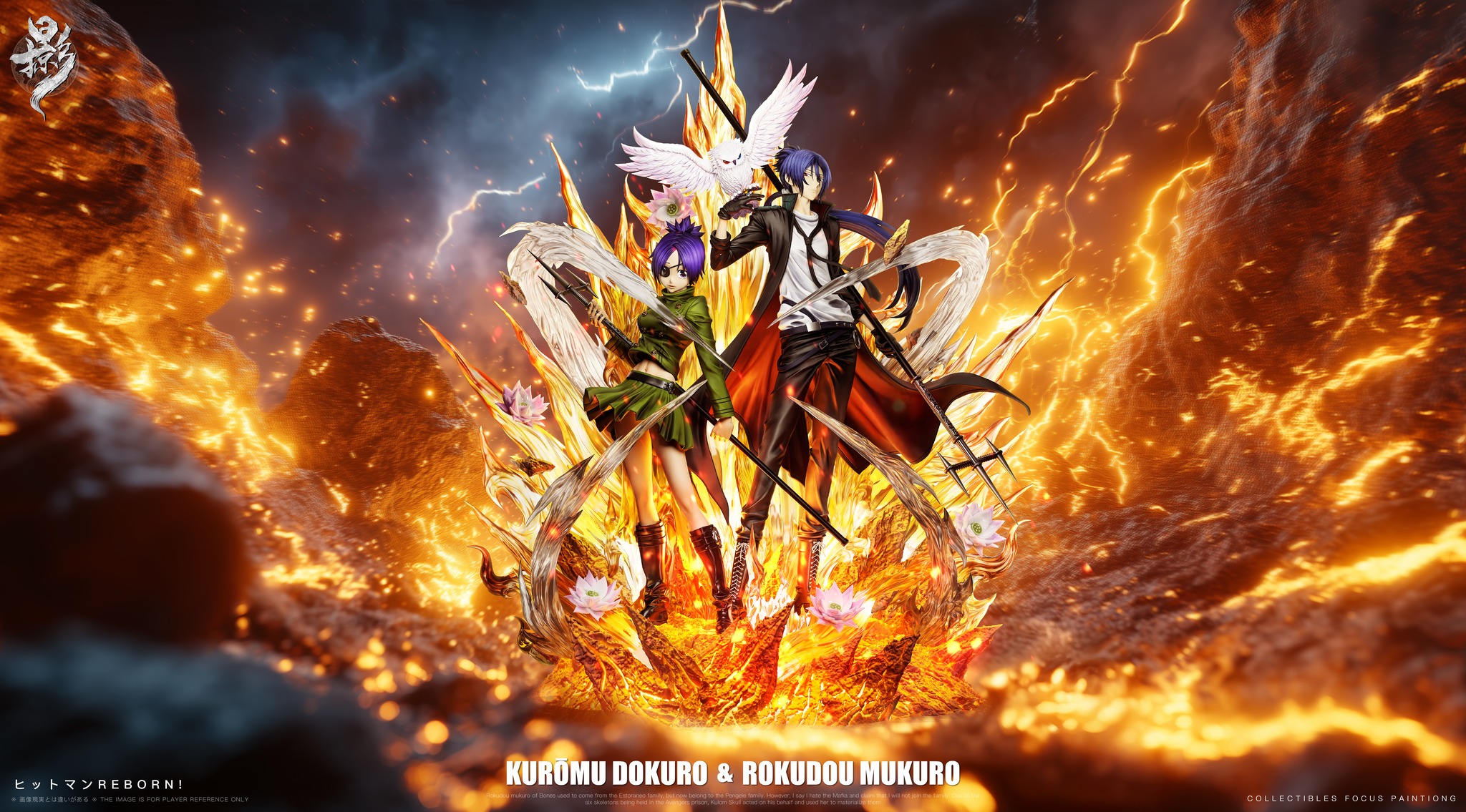 Lue Ying Studio - Chrome Dokuro X Mukuro Rokudo Mist Guardian Duet 005 Katekyo Hitman Reborn - Image 2