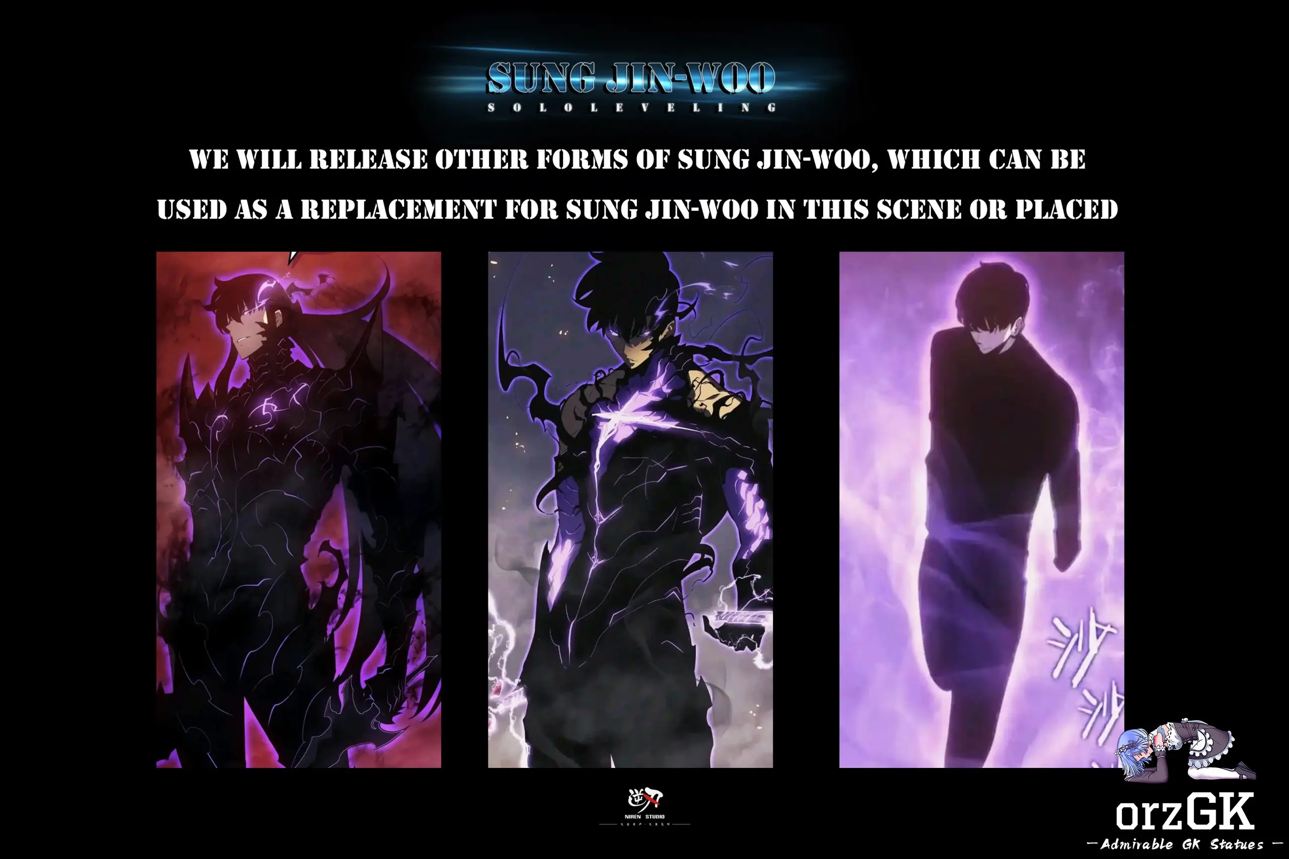 NiRen Studio - Monarch of Shadows Sung Jin Woo Solo Leveling - Image 9