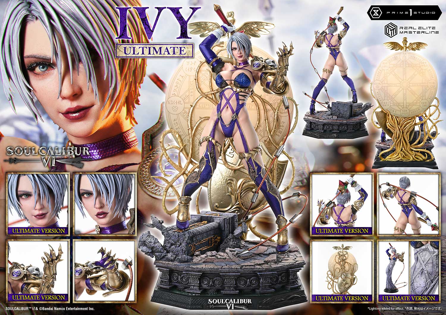Prime 1 Studio - Real Elite Masterline SOULCALIBUR VI IVY 1/4 Statue REMSC6-01 REMSC6-01UT REMSC6-01UTS (Licensed) - Image 12