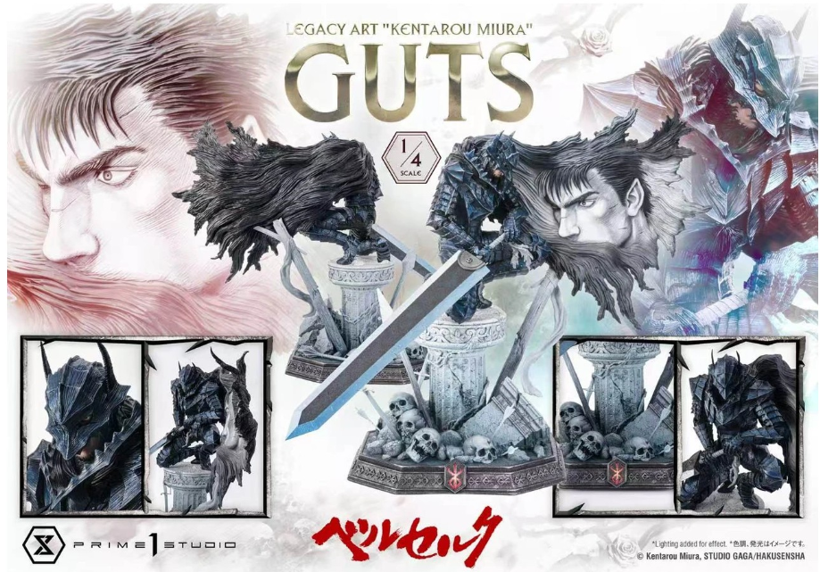 Prime 1 Studio - Legacy Art "Kentarou Miura" Berserk Guts (Licensed) - Image 2