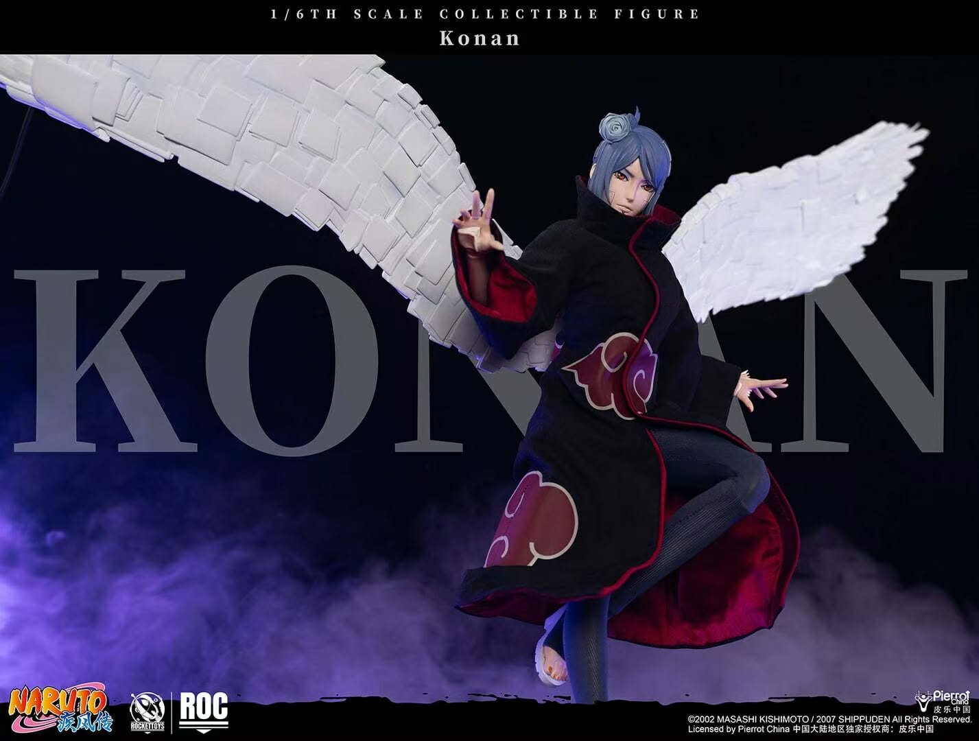 ROCKETTOYS Studio - Naruto Shippuden Konan 1/6 Scale Action Figure (Licensed) - Image 7
