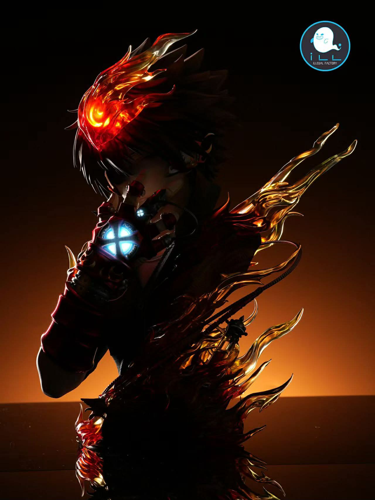 ILLegal Factory Studio - Hot Blood Soul 020 Tsunayoshi Sawada Bust Katekyo Hitman Reborn - Image 3