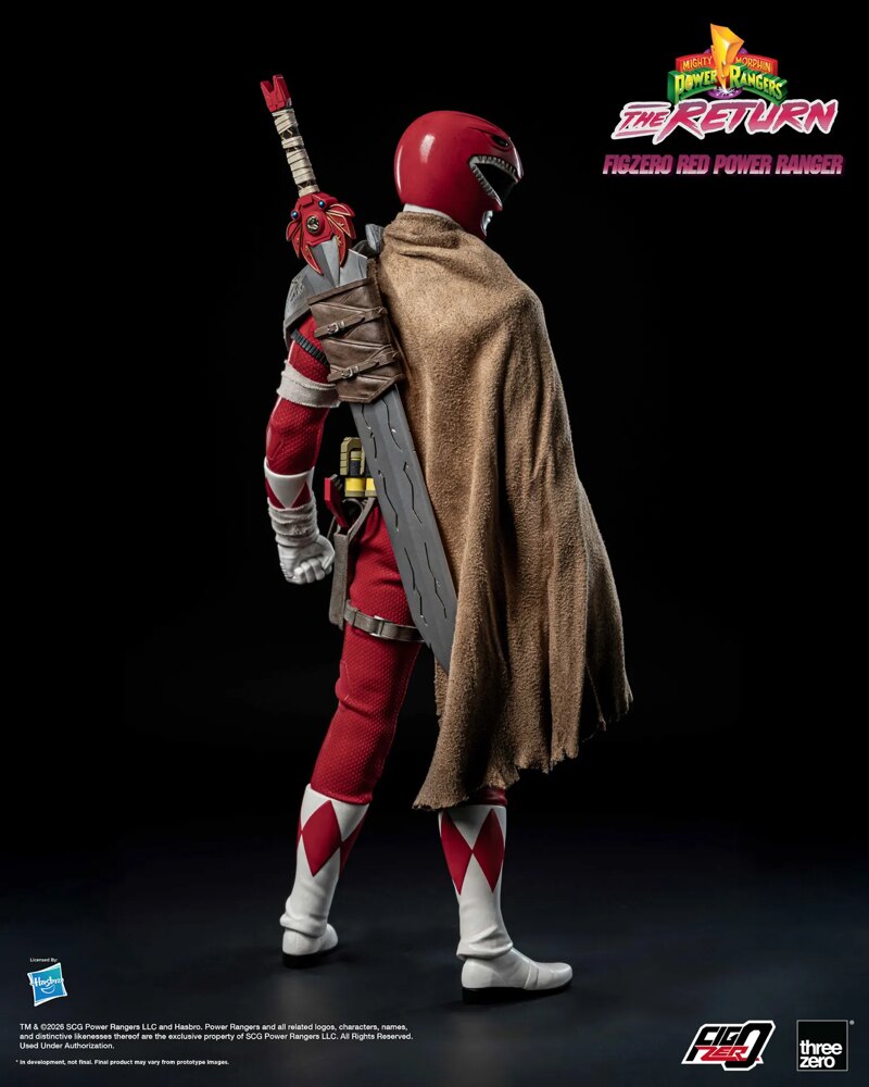 Threezero - Mighty Morphin Power Rangers: The Return FigZero 1/6 Red Power Ranger 3Z10200W0 (Licensed) - Image 2