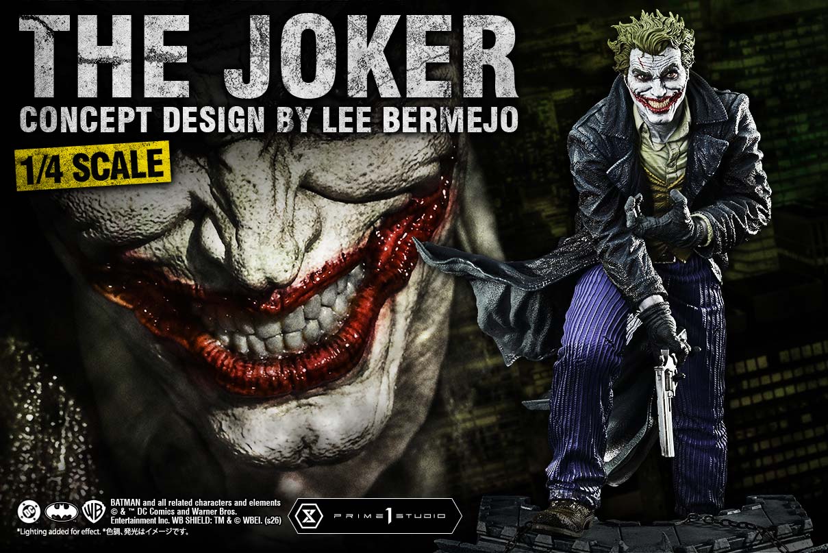 Prime 1 Studio - Ultimate Premium Masterline Batman (Comics) The Joker (Concept Design by Lee Bermejo) UPMDC-15 UPMDC-15DX UPMDC-15DXS (Licensed)