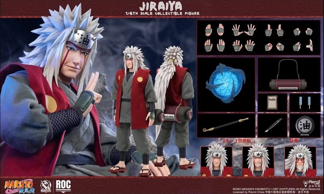 ROCKETTOYS Studio - Naruto Shippuden Jiraiya 1/6 Scale Action Figure ROC-019 No. ROC-020 (Licensed) - Image 2
