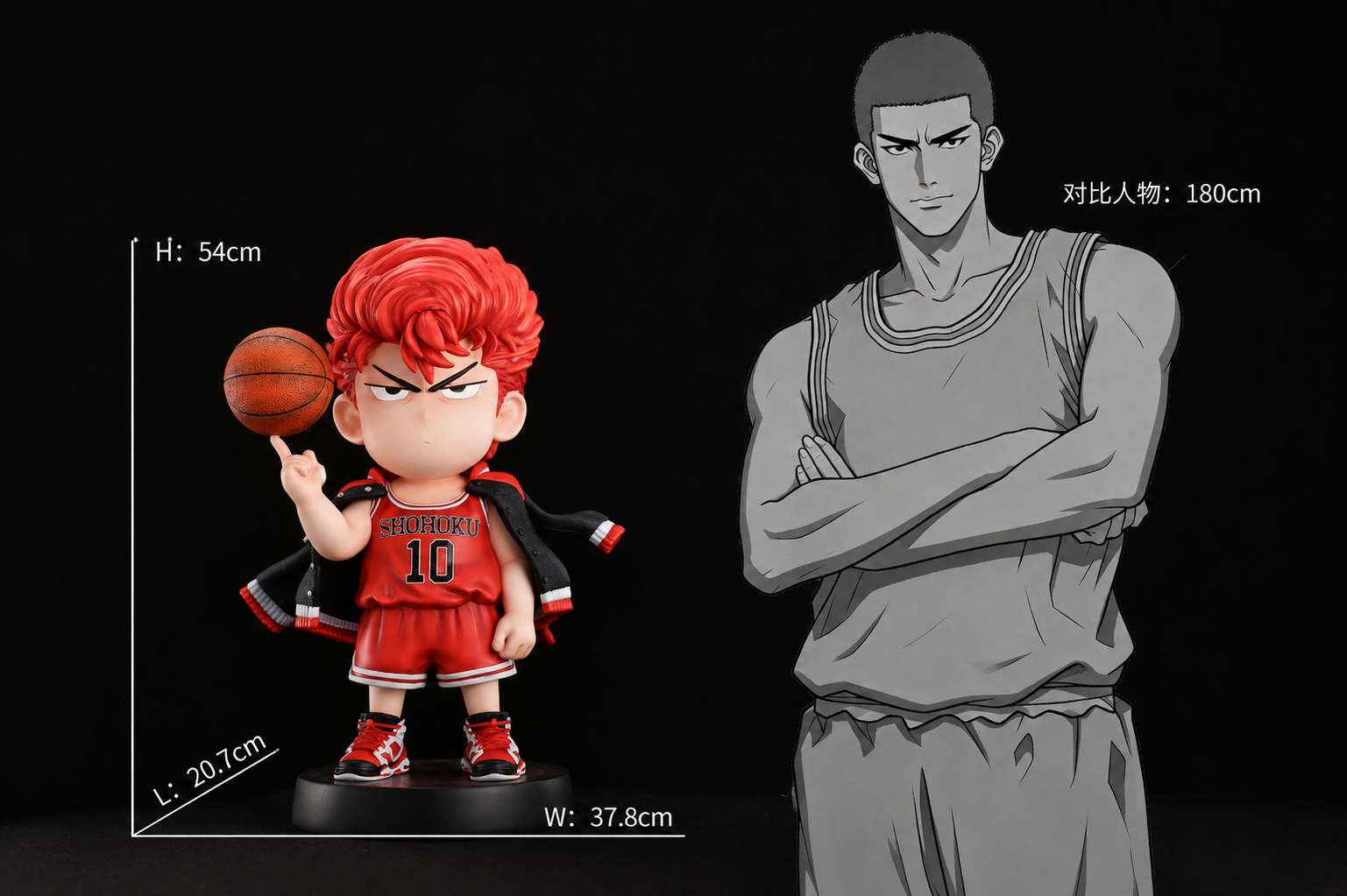 Chong Su Studio - Hanamichi Sakuragi Chibi Figure Slam Dunk - Image 3