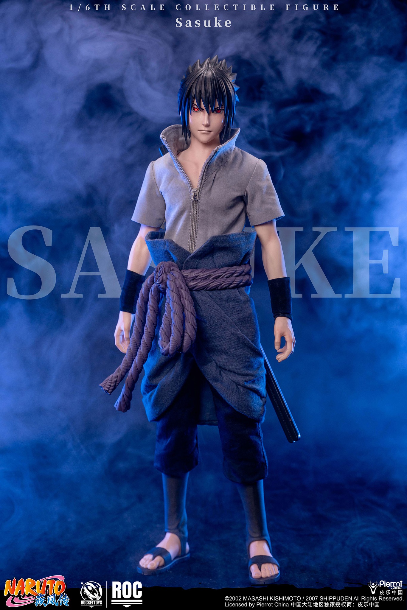 ROCKETTOYS Studio - Naruto Shippuden Sasuke Uchiha 1/6 Scale Action Figure ROC-017 ROC-018 (Licensed) - Image 11