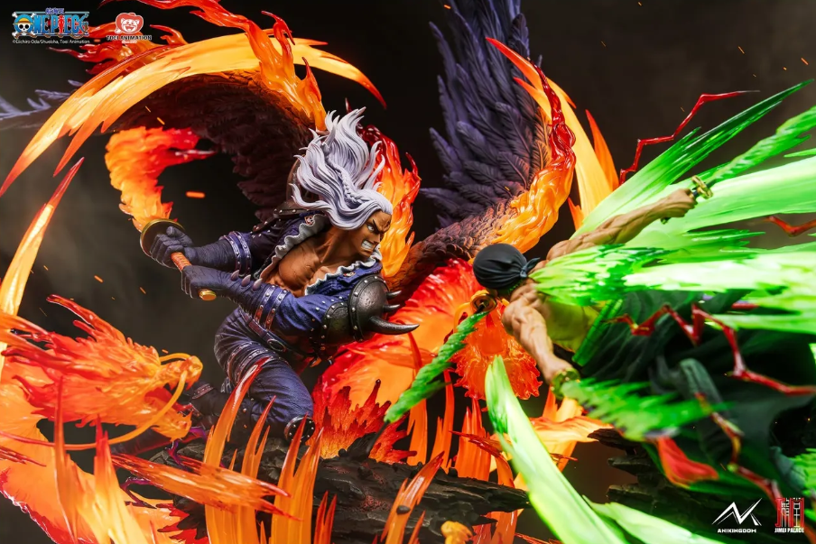 ANIKINGDOM X JIMEI PALACE Studio - One Piece Roronoa Zoro VS King Statue (Licensed)