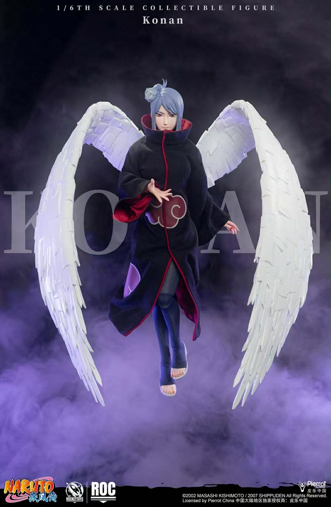 ROCKETTOYS Studio - Naruto Shippuden Konan 1/6 Scale Action Figure (Licensed) - Image 9