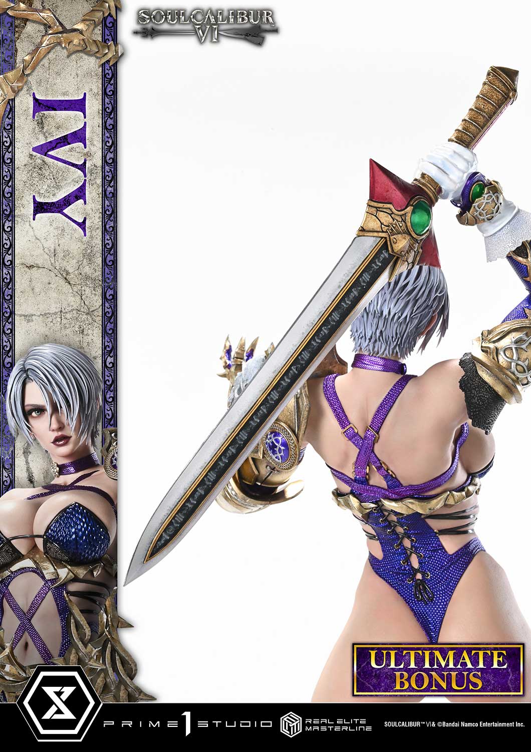 Prime 1 Studio - Real Elite Masterline SOULCALIBUR VI IVY 1/4 Statue REMSC6-01 REMSC6-01UT REMSC6-01UTS (Licensed) - Image 5