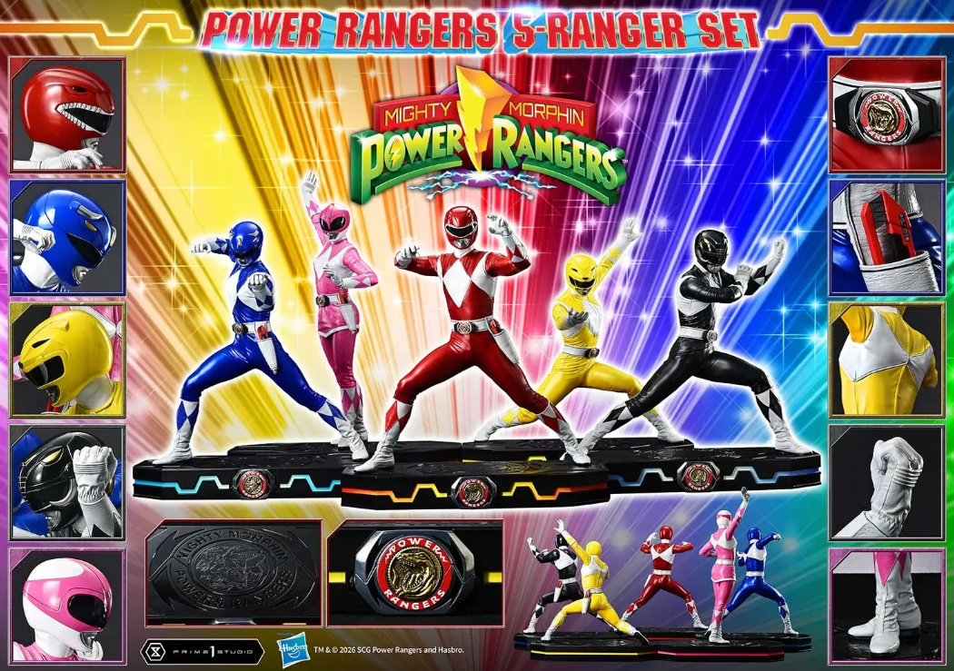 Prime 1 Studio - Premium Masterline Mighty Morphin  Power Rangers Red Ranger (Licensed) - Image 5
