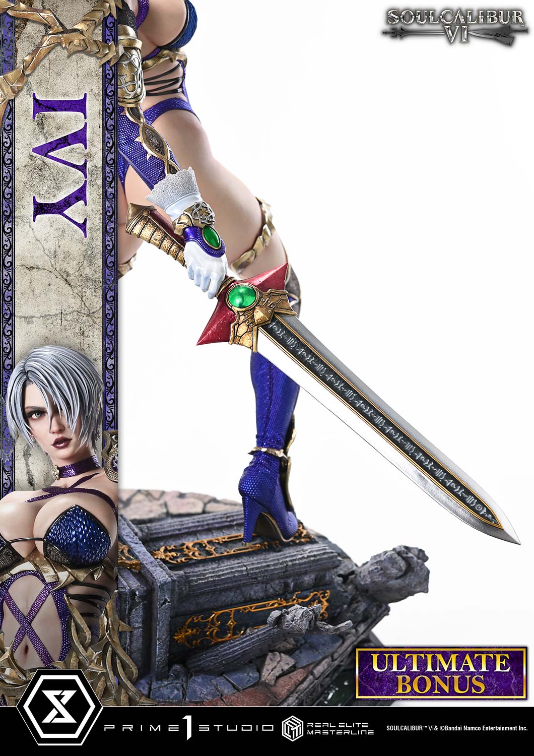 Prime 1 Studio - Real Elite Masterline SOULCALIBUR VI IVY 1/4 Statue REMSC6-01 REMSC6-01UT REMSC6-01UTS (Licensed) - Image 6