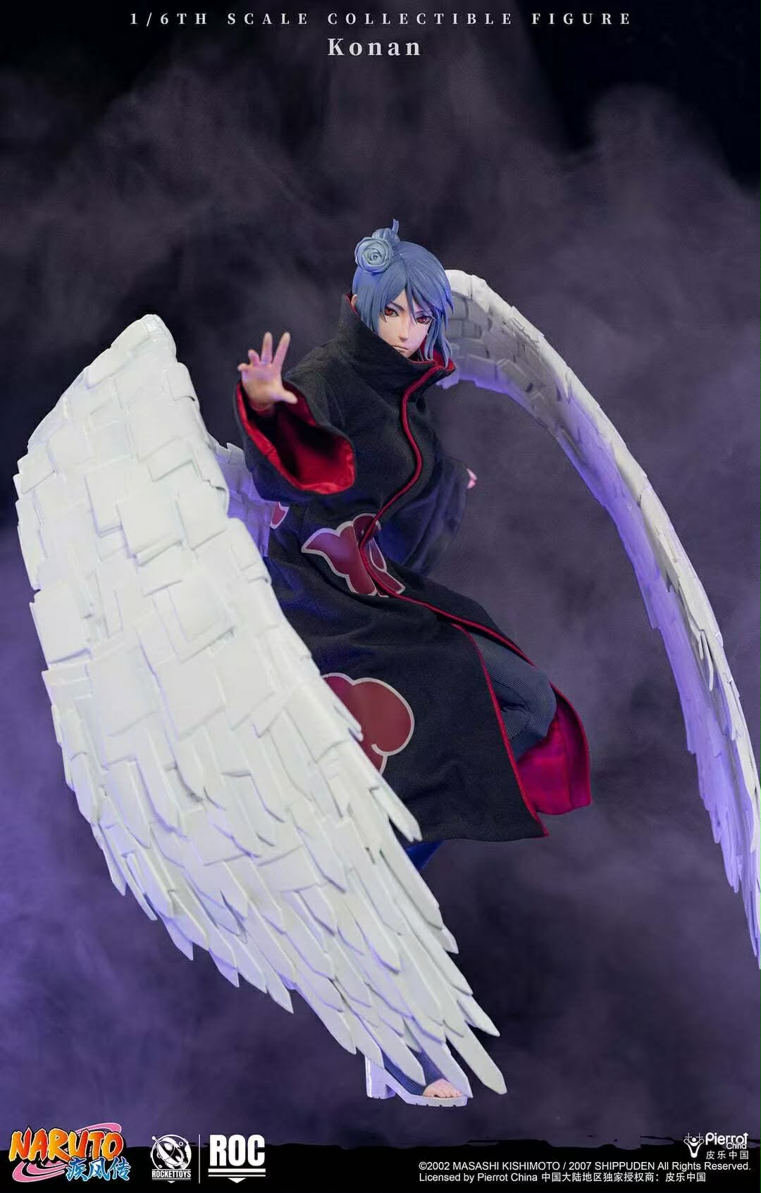 ROCKETTOYS Studio - Naruto Shippuden Konan 1/6 Scale Action Figure (Licensed) - Image 16