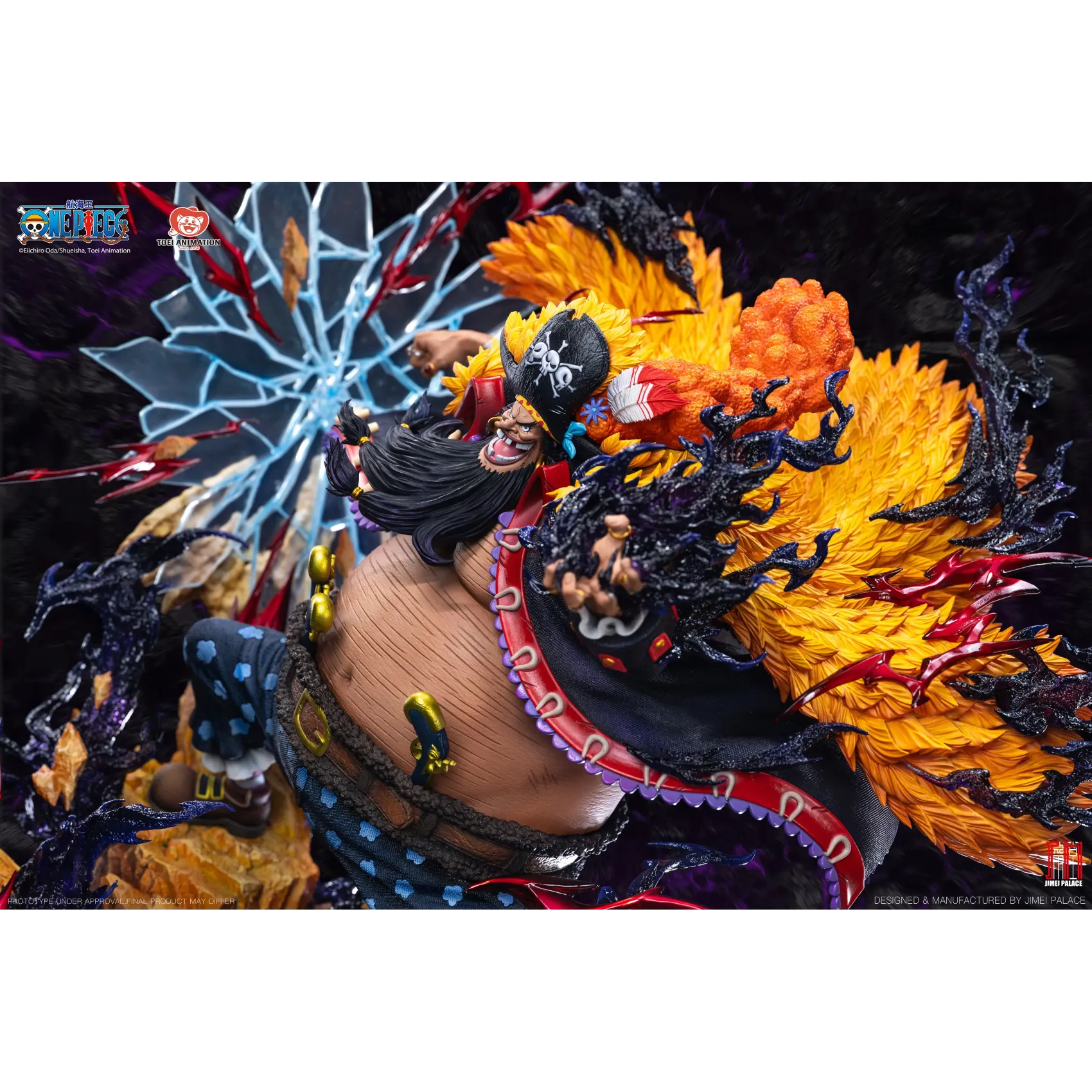 JIMEI PALACE Studio - One Piece Blackbeard 1/6 Scale Statue (Licensed) - Image 7