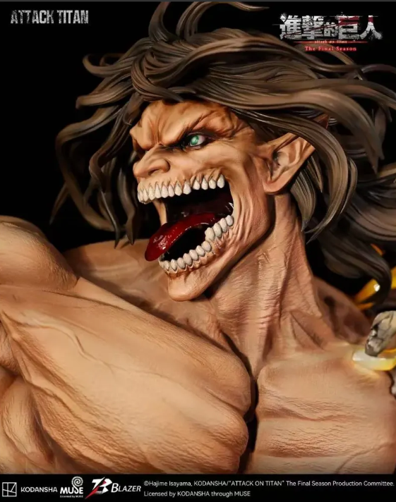 Blazer Studio - Attack on Titan The Final Season Attack Titan Bust Statue (Licensed) - Image 5