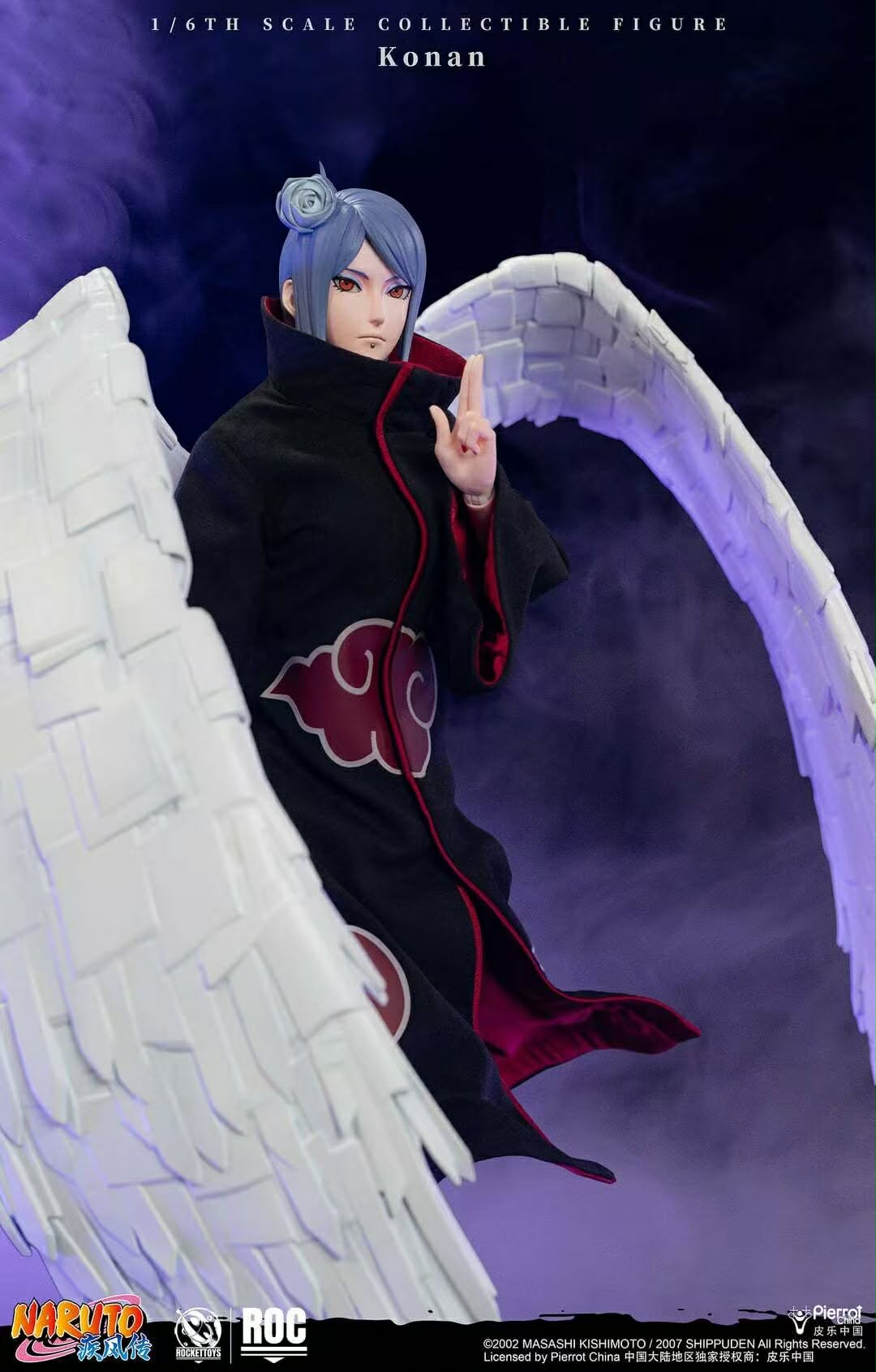 ROCKETTOYS Studio - Naruto Shippuden Konan 1/6 Scale Action Figure (Licensed) - Image 13