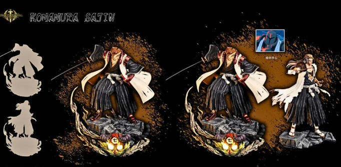 IW Studio- Bleach GK Collector's Statue Captain Series 13 Komamura Sajin - Image 11