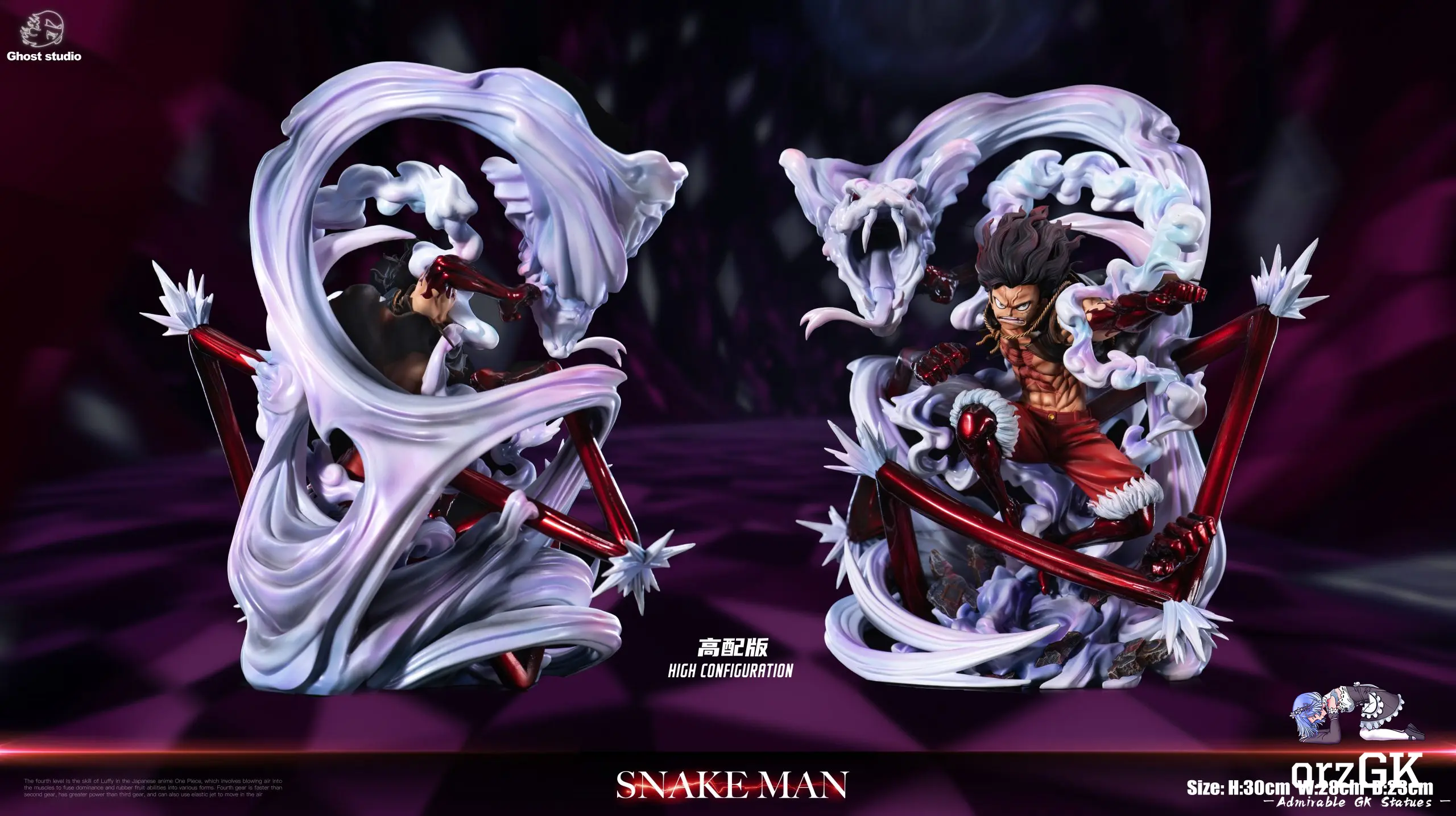 Ghost Studio - One Piece Gear 4 Snake Man Luffy - Image 3