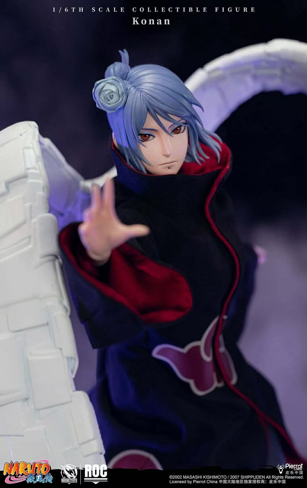 ROCKETTOYS Studio - Naruto Shippuden Konan 1/6 Scale Action Figure (Licensed) - Image 15