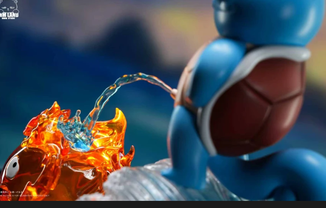 MMLAND Studio - Squirtle X Calcifer Pokémon X Howl's Moving Castle - Image 2