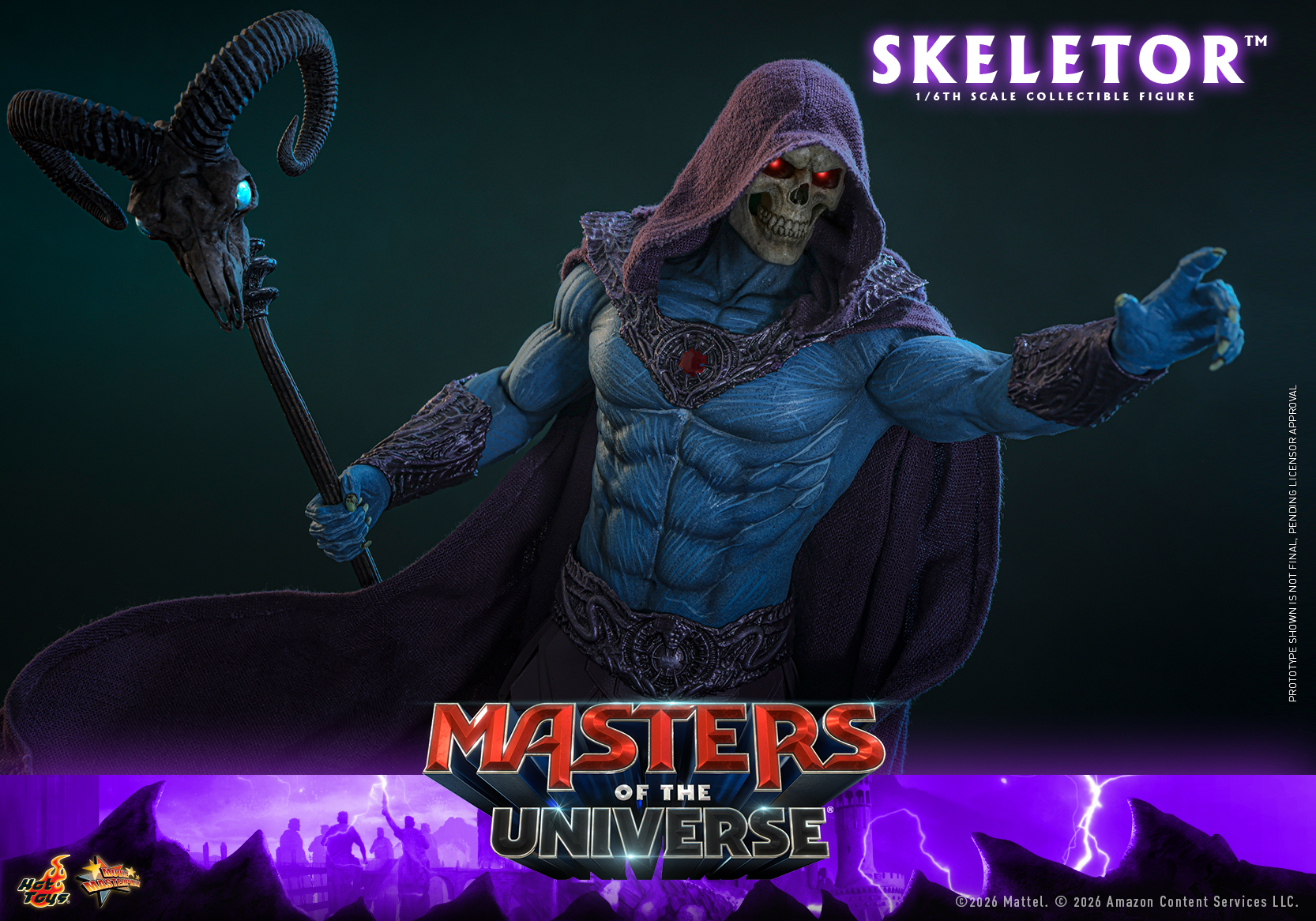 Hottoys - Masters of the Universe Skeletor 16th scale Collectible Figure MMS889 (Licensed) - Image 26