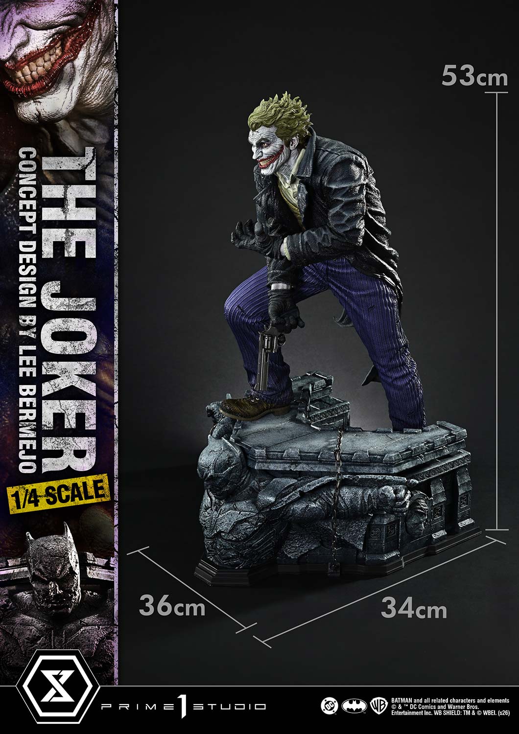 Prime 1 Studio - Ultimate Premium Masterline Batman (Comics) The Joker (Concept Design by Lee Bermejo) UPMDC-15 UPMDC-15DX UPMDC-15DXS (Licensed) - Image 7