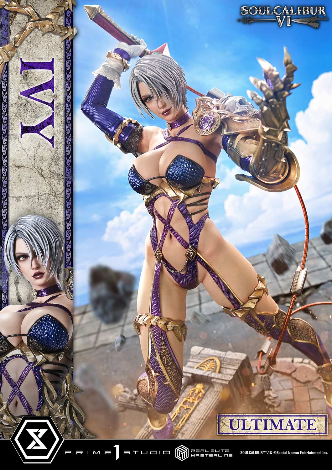 Prime 1 Studio - Real Elite Masterline SOULCALIBUR VI IVY 1/4 Statue REMSC6-01 REMSC6-01UT REMSC6-01UTS (Licensed) - Image 8