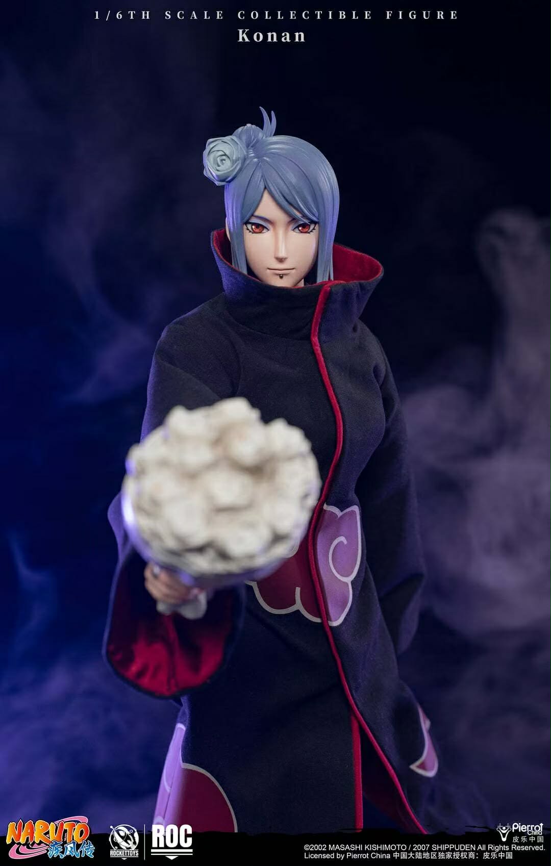 ROCKETTOYS Studio - Naruto Shippuden Konan 1/6 Scale Action Figure (Licensed) - Image 2