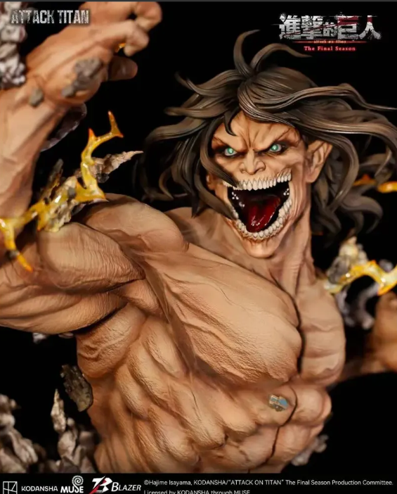 Blazer Studio - Attack on Titan The Final Season Attack Titan Bust Statue (Licensed) - Image 4