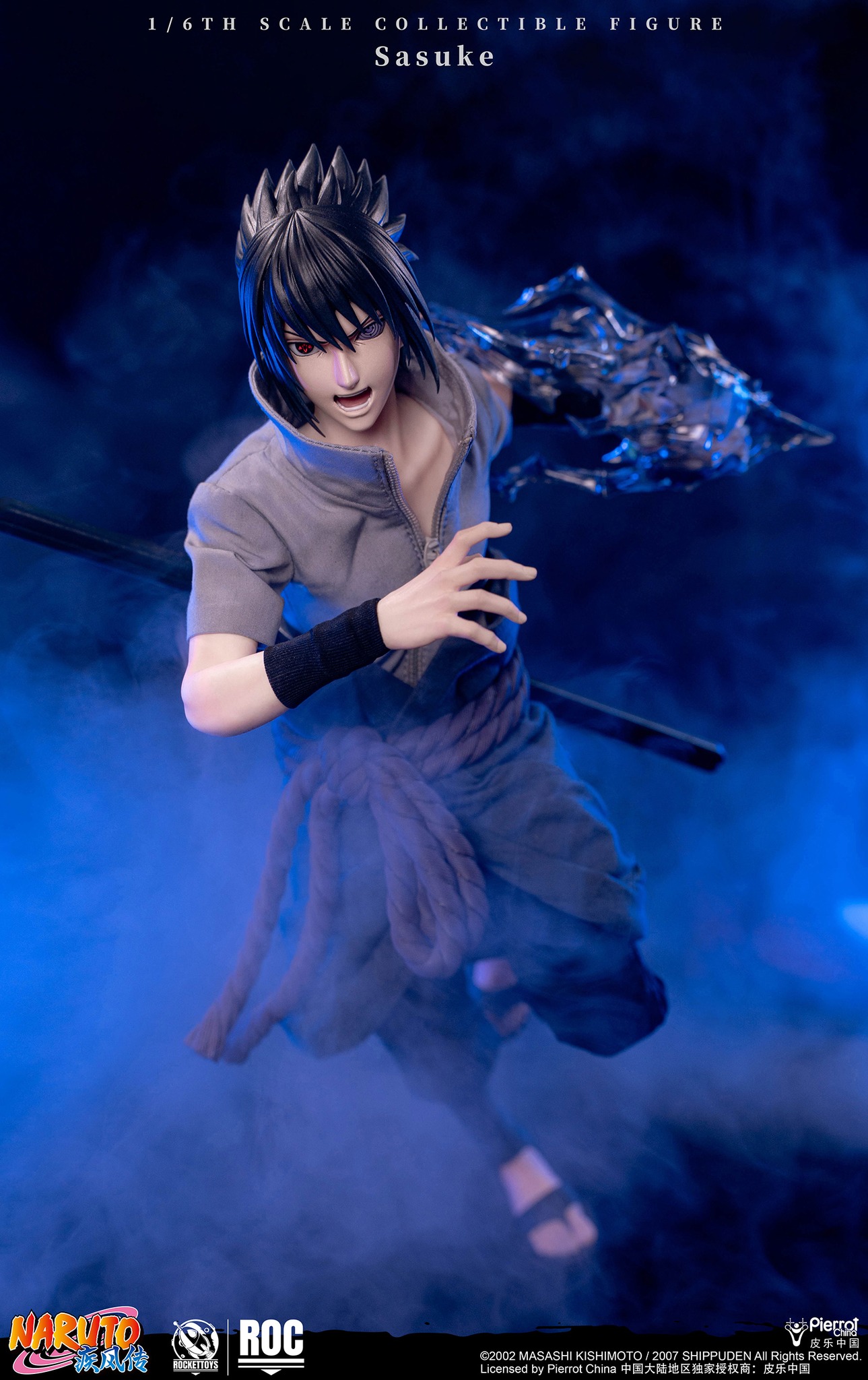 ROCKETTOYS Studio - Naruto Shippuden Sasuke Uchiha 1/6 Scale Action Figure ROC-017 ROC-018 (Licensed) - Image 10