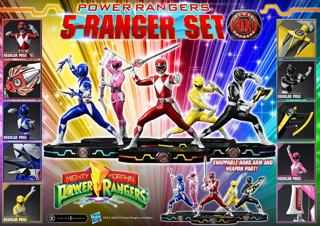 Prime 1 Studio - Premium Masterline Mighty Morphin  Power Rangers Red Ranger (Licensed) - Image 10