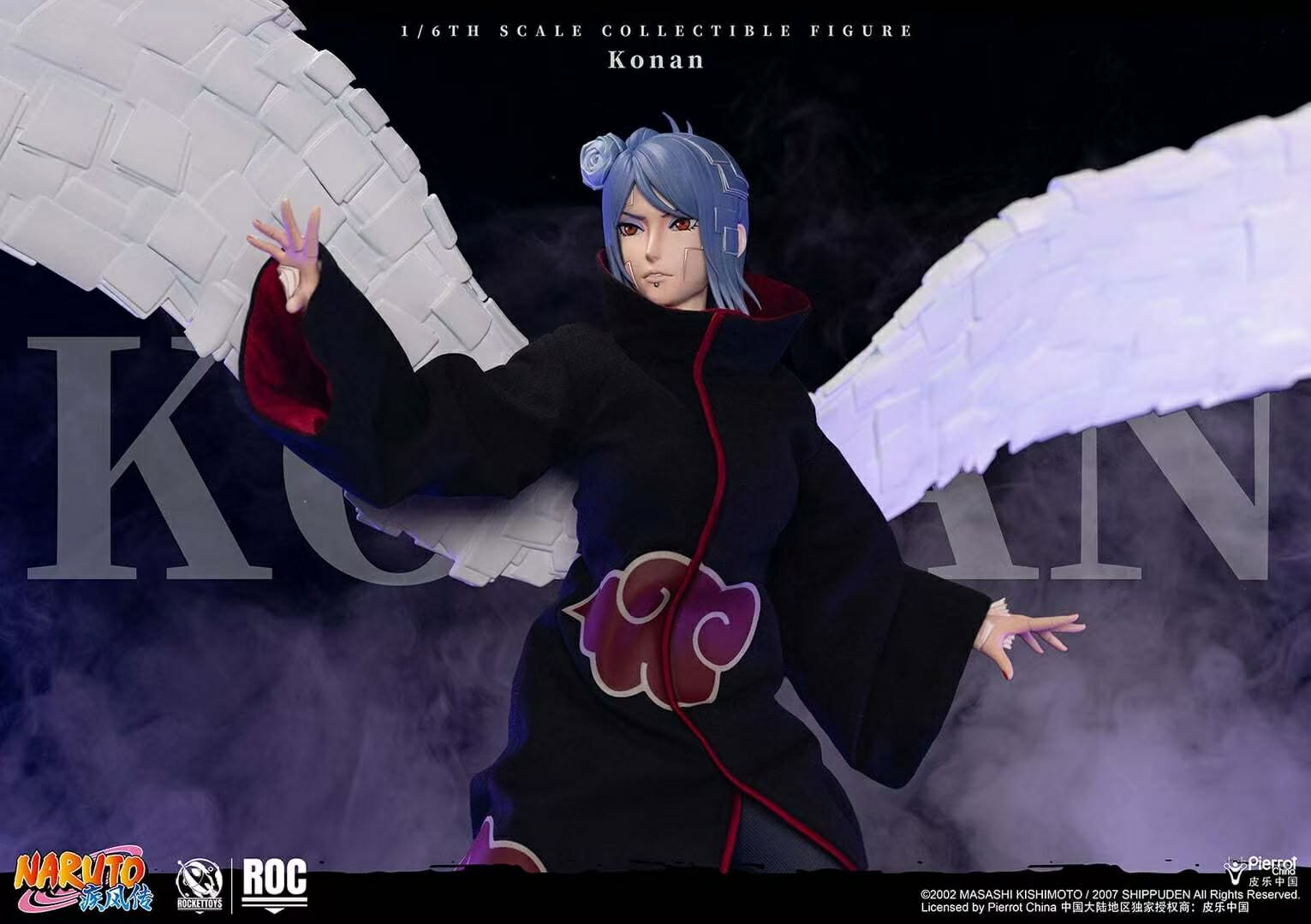 ROCKETTOYS Studio - Naruto Shippuden Konan 1/6 Scale Action Figure (Licensed) - Image 19