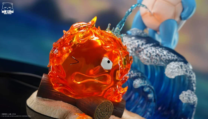MMLAND Studio - Squirtle X Calcifer Pokémon X Howl's Moving Castle - Image 3
