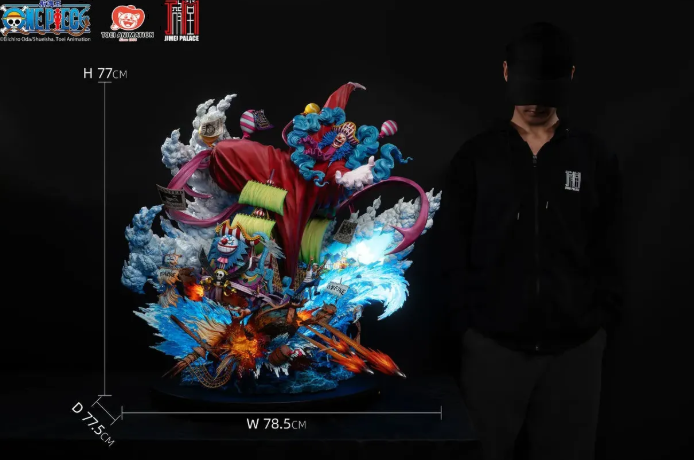 JIMEI PALACE Studio - ONE PIECE New Yonko BUGGY Limited Edition Statue (Licensed) - Image 9